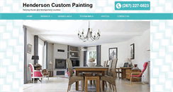 Desktop Screenshot of henderson-painting.com
